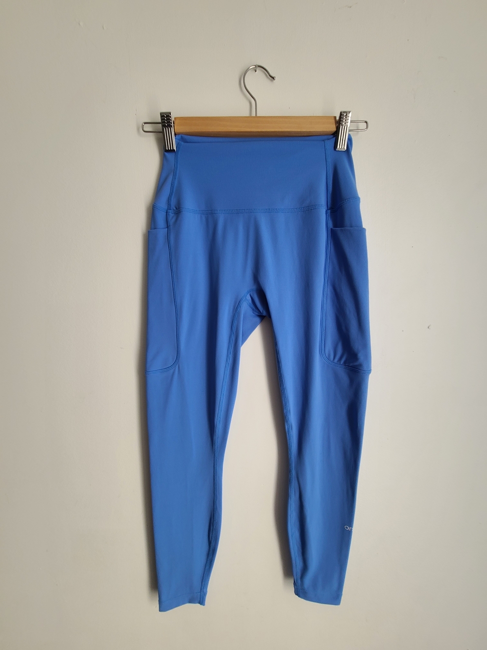 Orso Bright Blue Pocketed Active Leggings